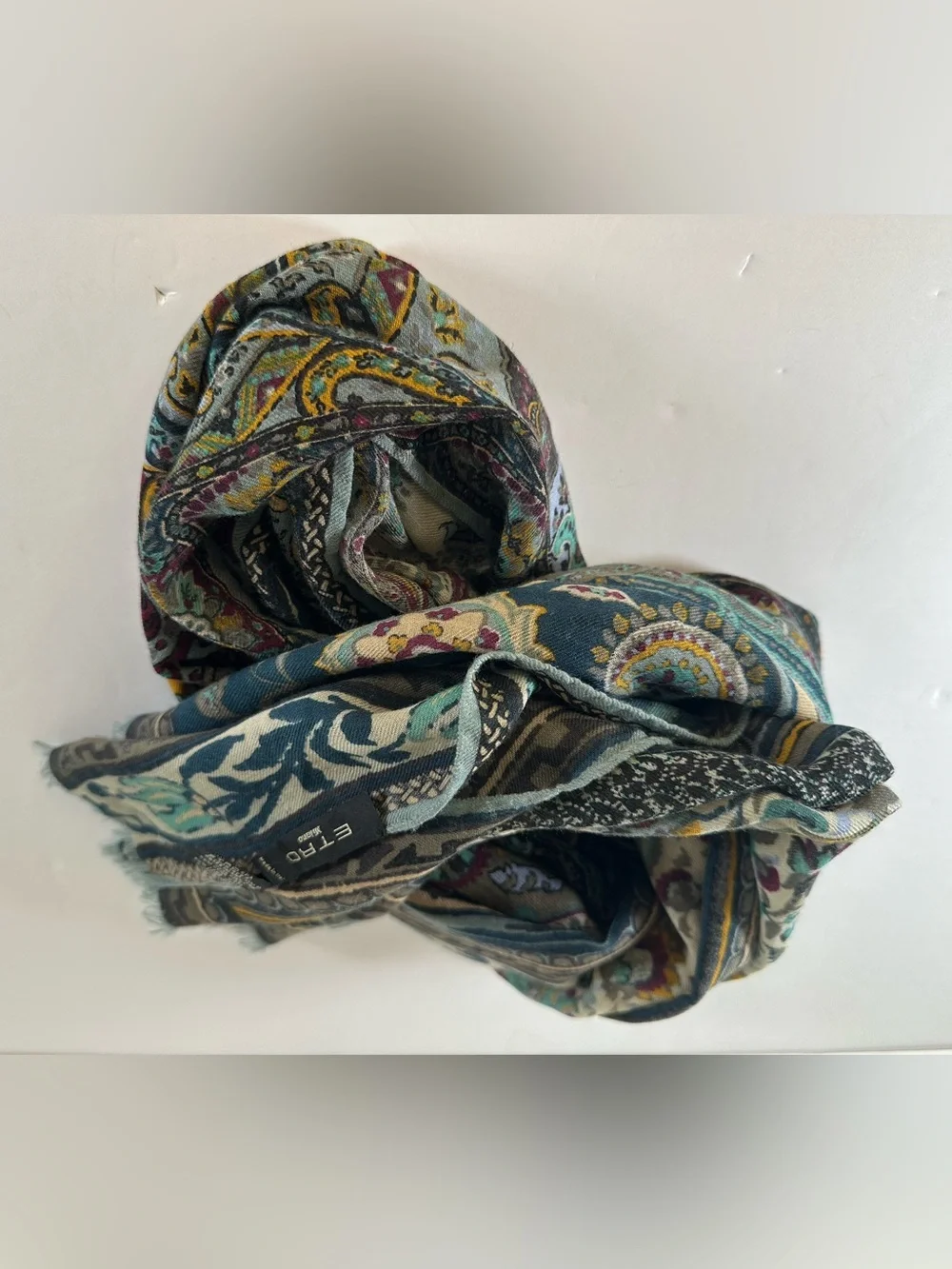 ETRO milano Floral Pattern scarf